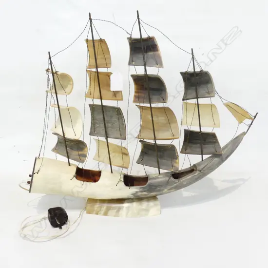 HORN SAIL BOAT LAMP H.420mm L.500mm