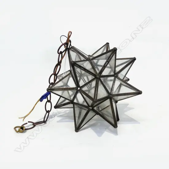 VINTAGE STAR LANTERN H.250mm