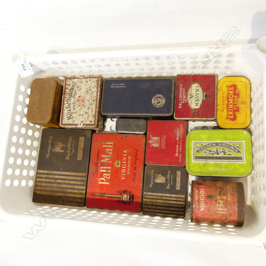 BOX LOT ASST. SMALL GLASS BOTTLES Image 1++