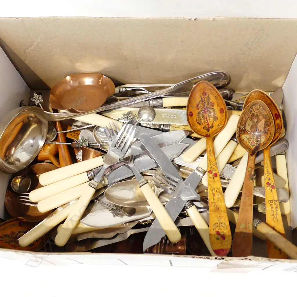 BOX LOT ASST. CUTLERY Image 1++