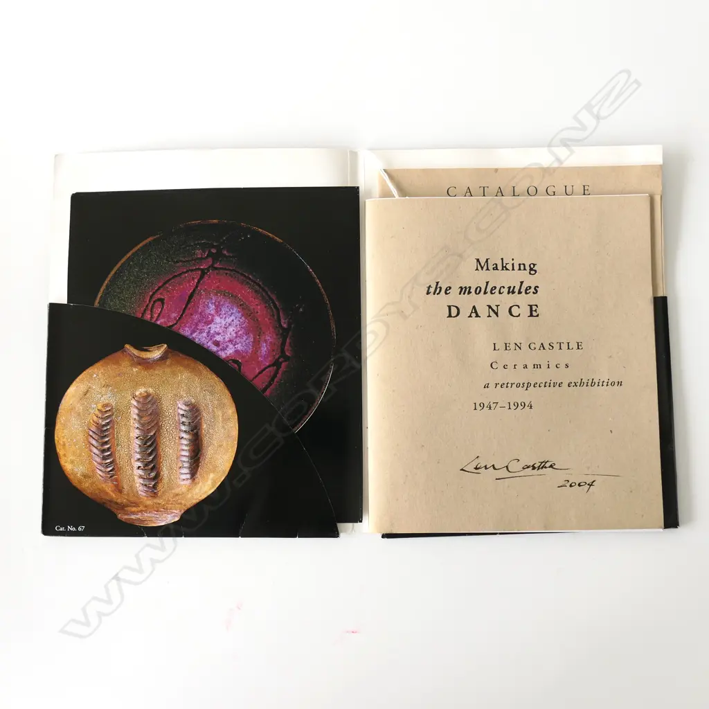“MAKING THE MOLECULES DANCE” LEN CASTLE CATALOGUE COMPLETE Image 1++