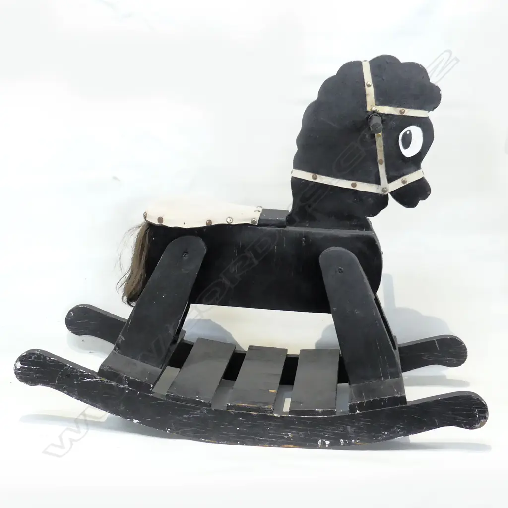 RETRO ROCKING HORSE H600MM Image 1++