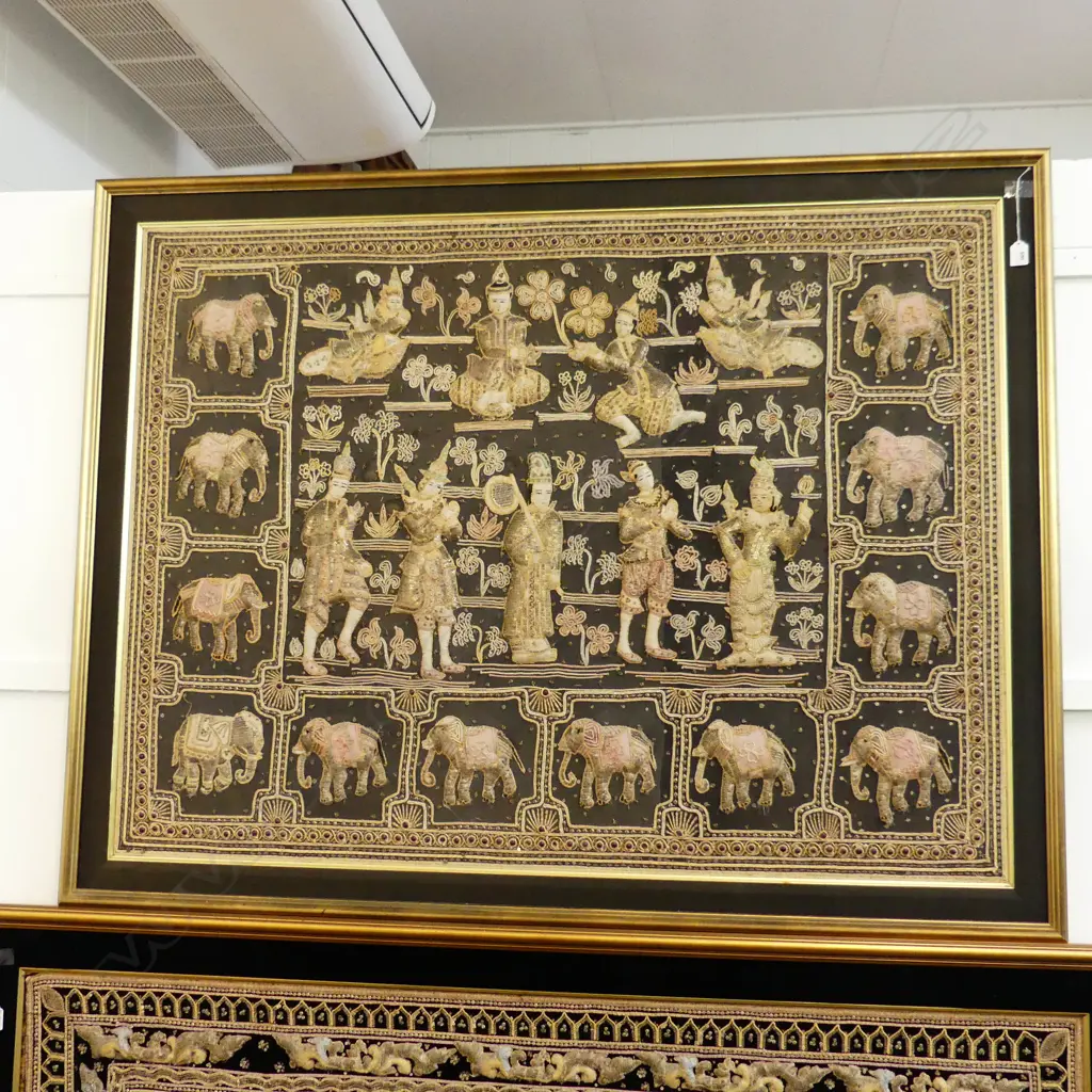 LG THAI EMBROIDERED ARTWORK 1135x1470mm overall Image 1++