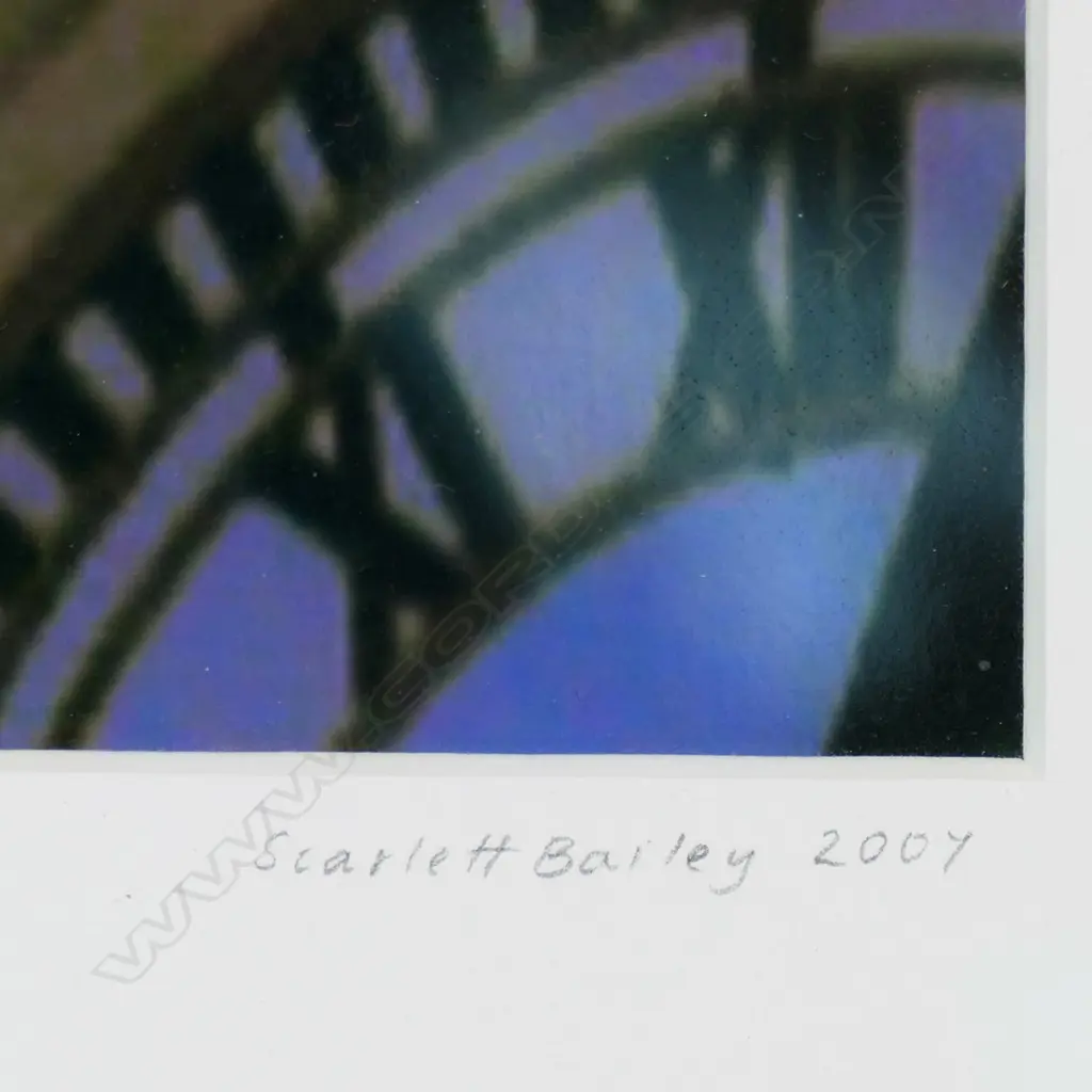 SCARLETT BAILEY, AUCKLAND CITY 2008, SIGNED, (TELECOM BOOK COVER WINNER) 290 X 290mm Image 1++