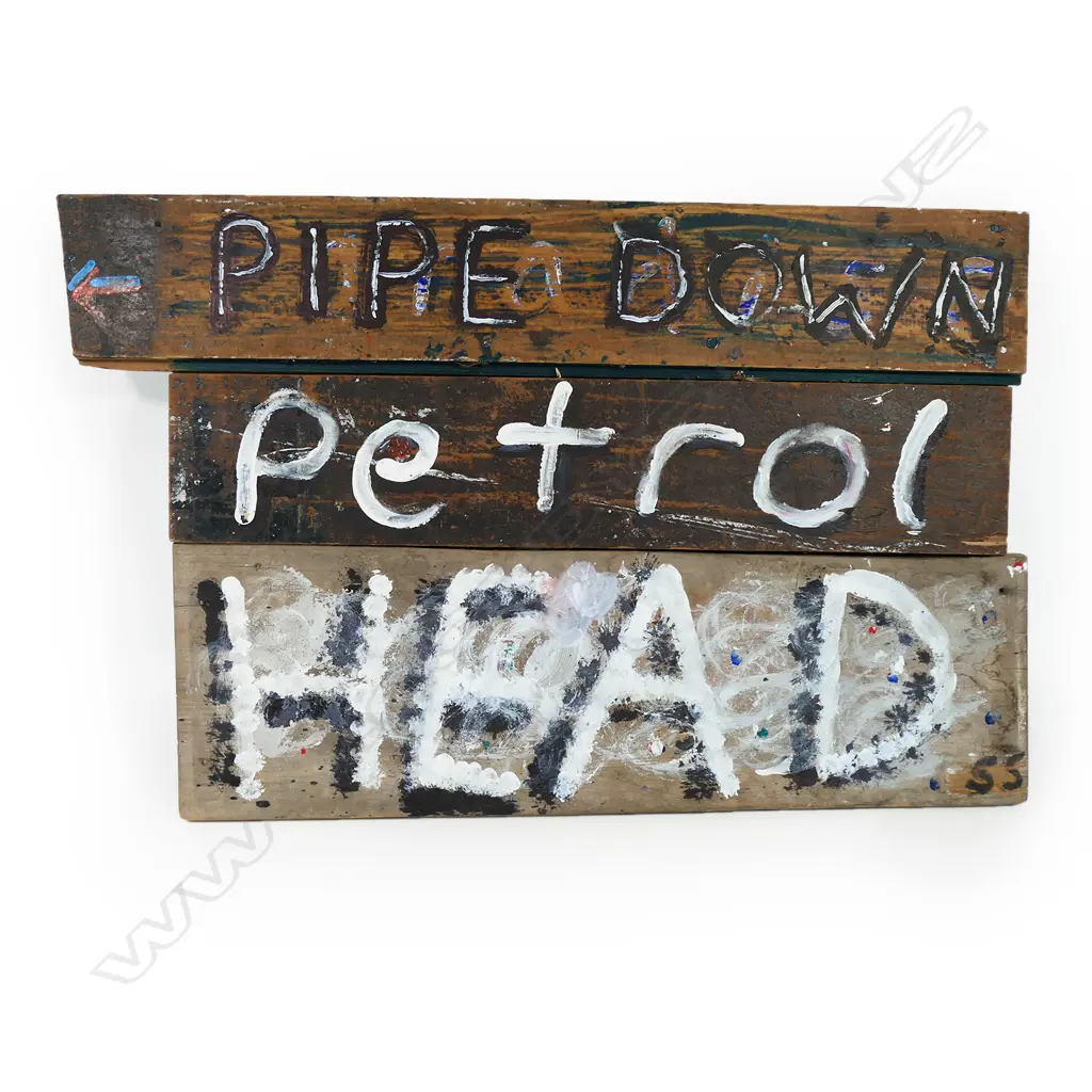 SIMON SHEPHEARD, 'PIPE DOWN PETROLHEAD', 2015, SIGNED "SS", 500 X 780mm Image 1++