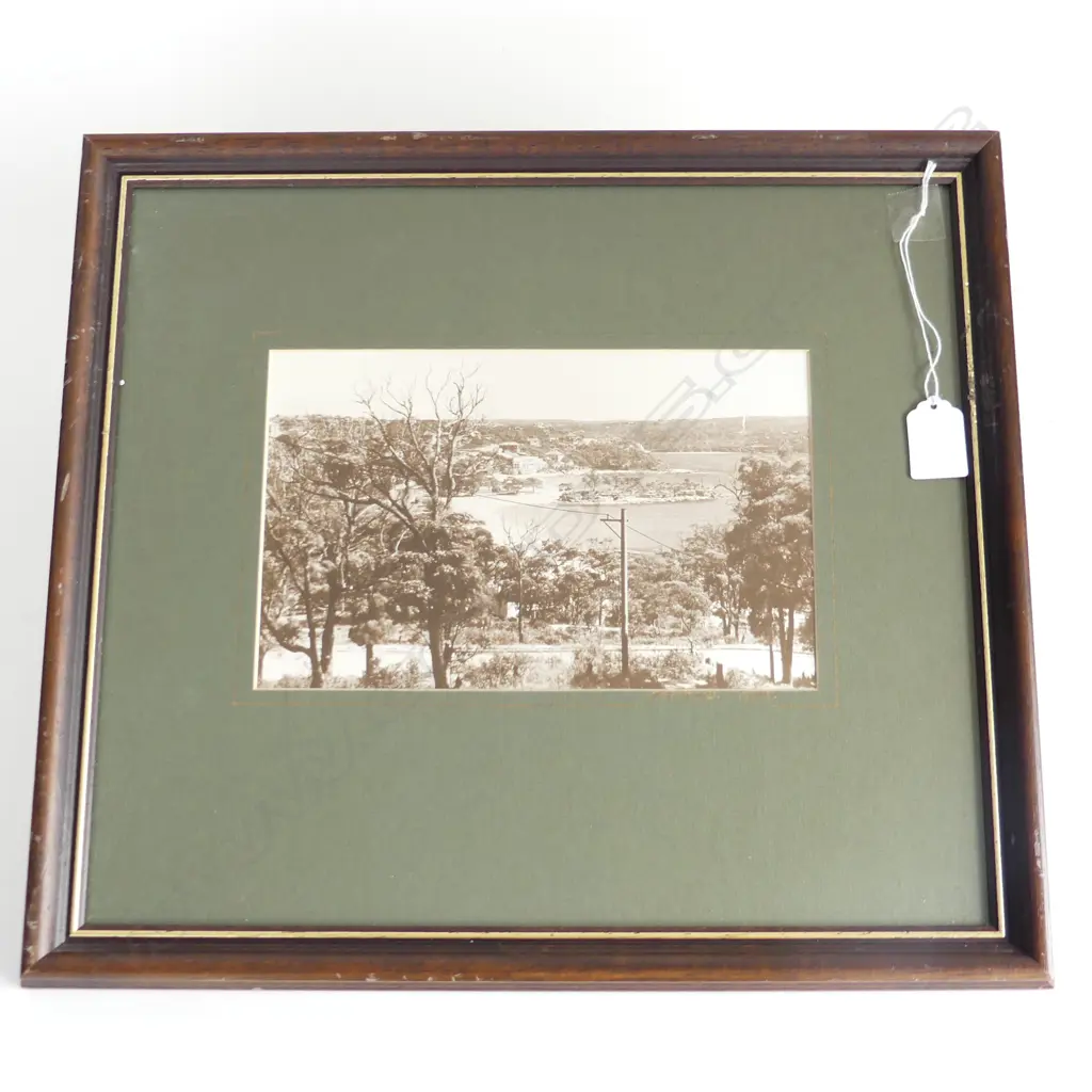 FRAMED PHOTOGRAPH OF BALMORAL SYDNEY, C.1930s 150x235mm Image 1++
