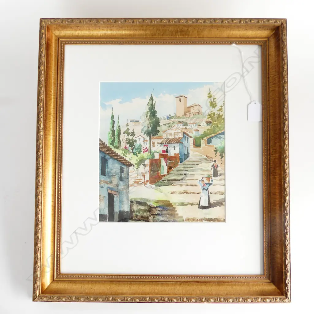 M. W. SHERWOOD, VILLAGE W/C, 250x220mm Image 1++