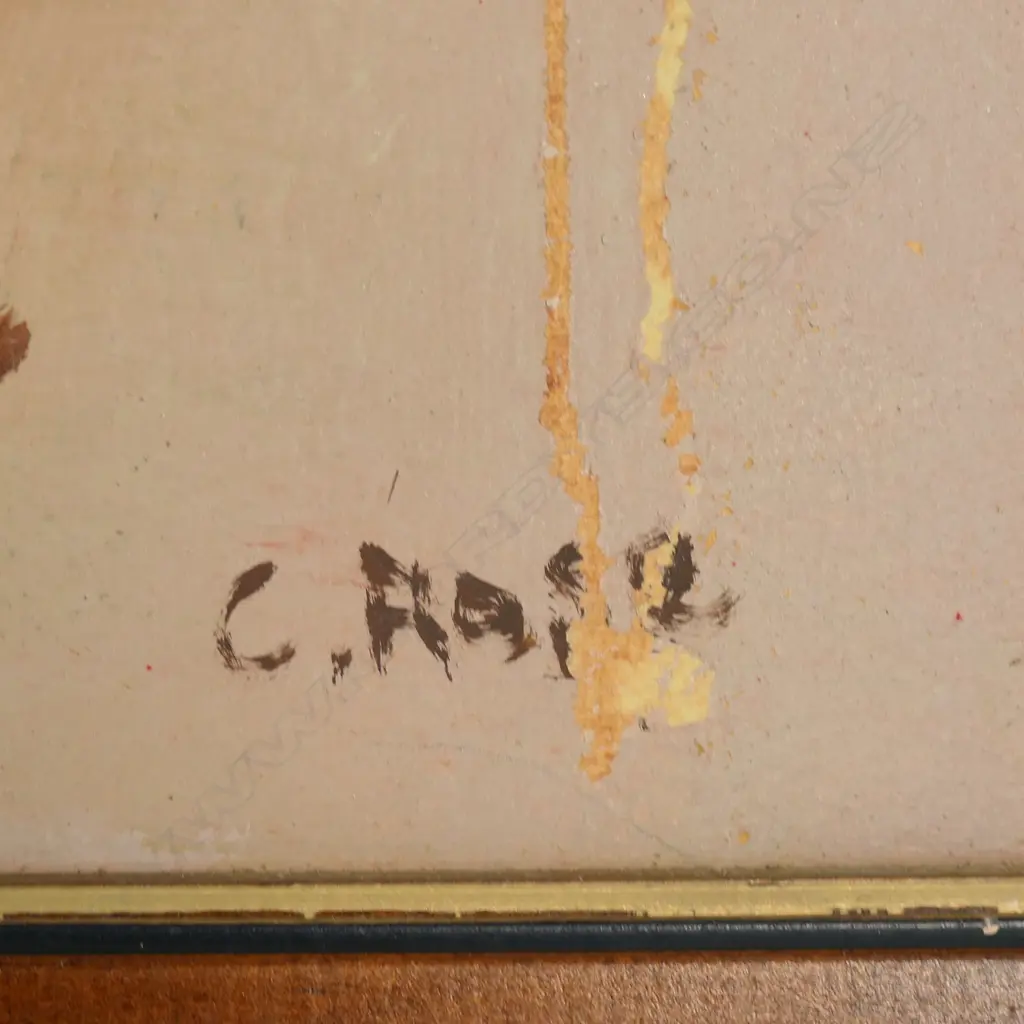 CHARLES ROSE, NUDE 2, OIL ON BOARD, SIGNED, SOME DAMAGE, 515 X 385mm Image 1++