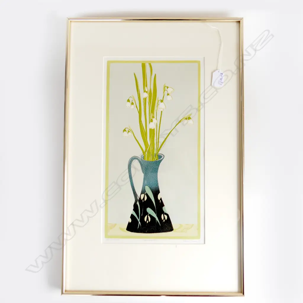AILEEN BROWN 'SNOWDROPS' A/P '85 390x215mm Image 1++