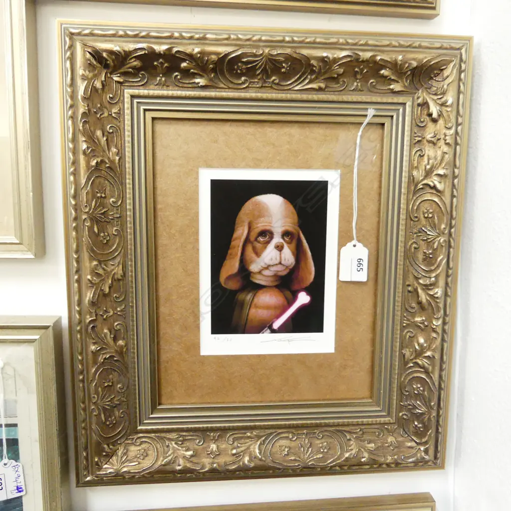 NAOTO HATTORI (JAPAN b.1975) 'DOG' PRINT ED. 42/50 165x120mm  Image 1++