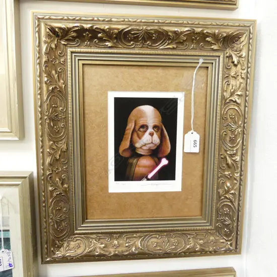 NAOTO HATTORI (JAPAN b.1975) 'DOG' PRINT ED. 42/50 165x120mm 