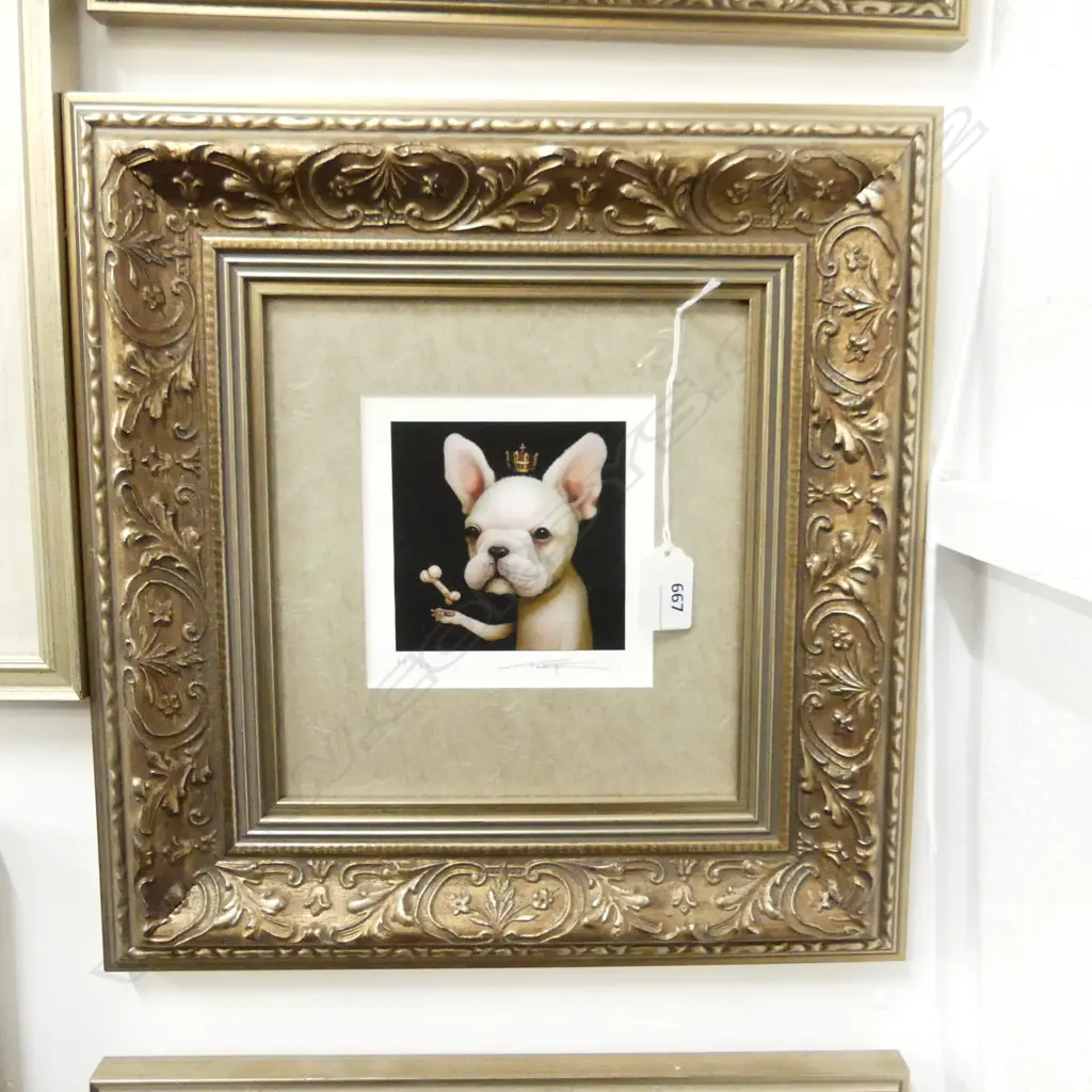 NAOTO HATTORI (JAPAN b.1975) 'DOG PRINCE' PRINT ED. 43/50 165x120mm  Image 1++