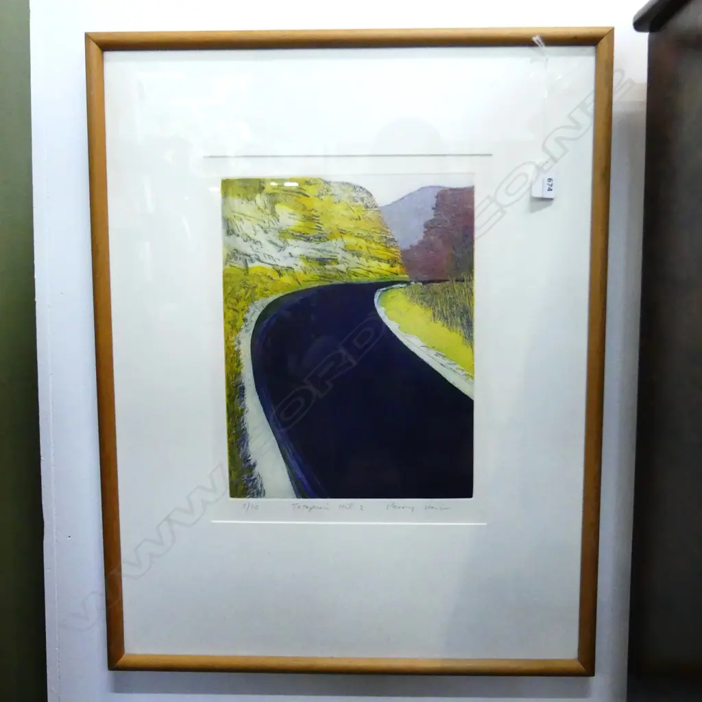 PERRY DAVIES 'TATAPOURI HILL 2' ETCHING 5/30 365x280mm Image 1++