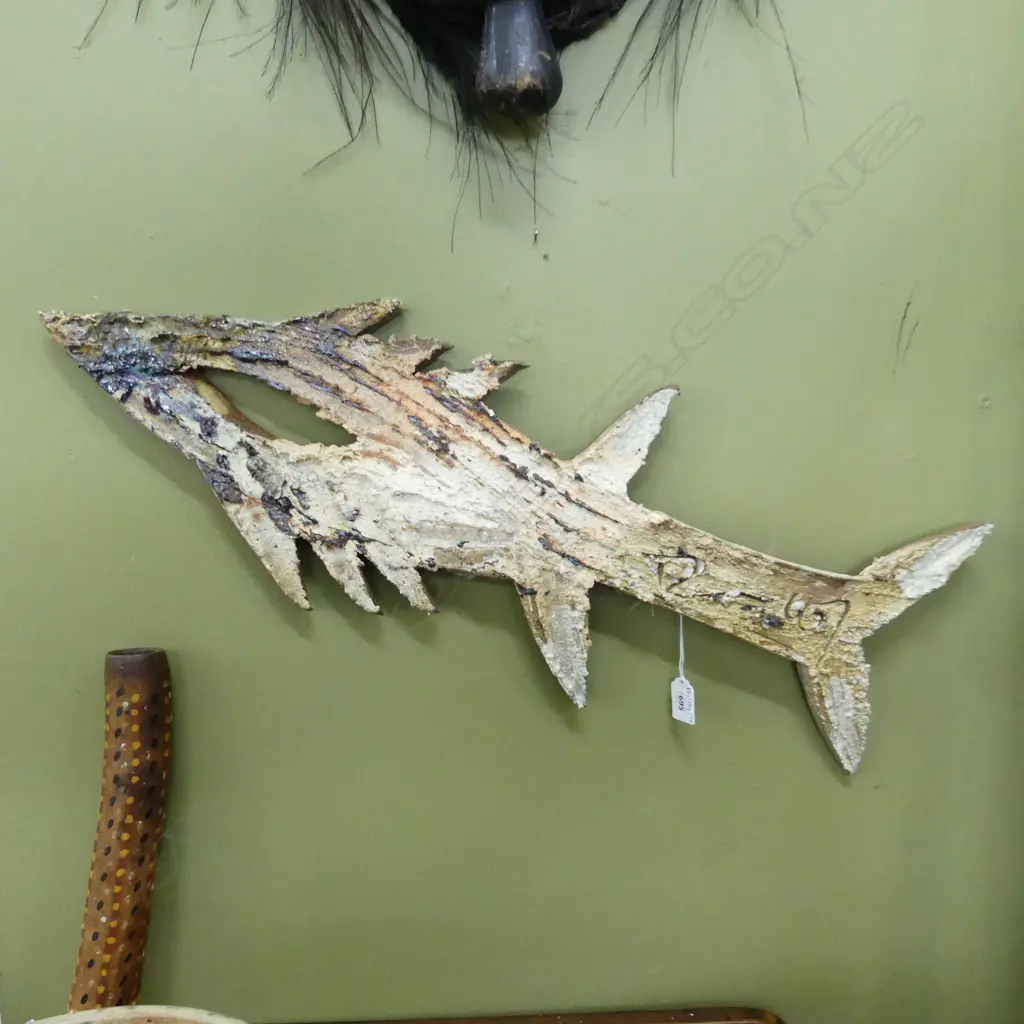 STUDIO POTTERY FISH ARTWORK L.730mm Image 1++