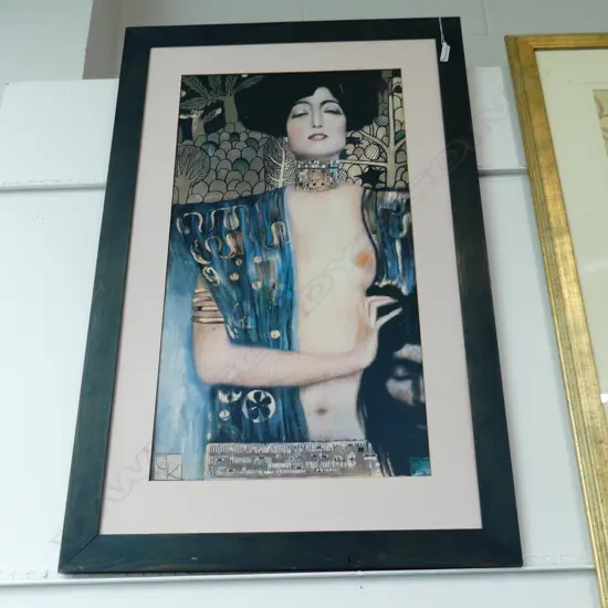 LG KLIMT PRINT 'GOLDEN LADY' 890x890mm