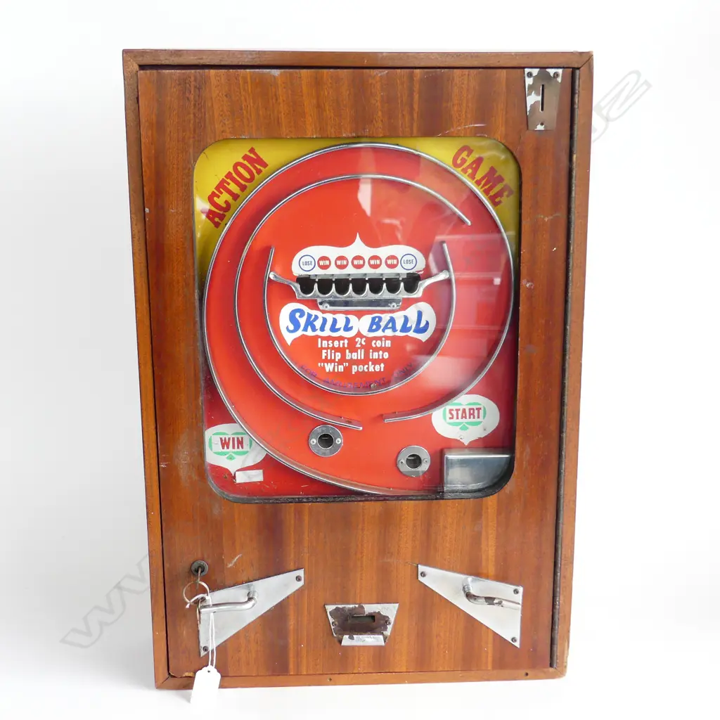 1970s ARCADE COIN GAME 'SKILL BALL' 595x400mm Image 1++