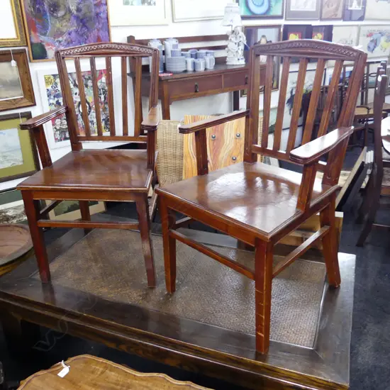 PR WOODEN ARMCHAIRS
