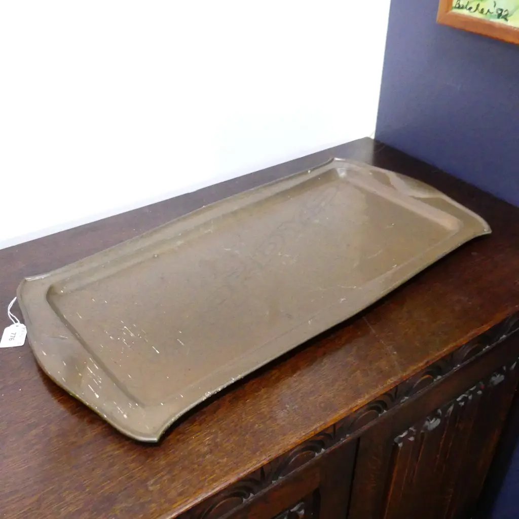 ARTS & CRAFTS COPPER TRAY 300x600mm Image 1++
