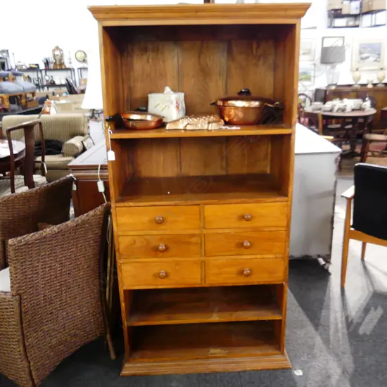 LG WOODEN CUPBOARD 