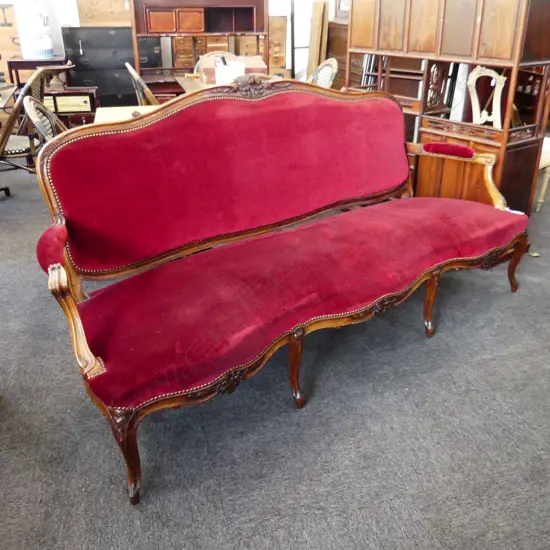 LONG FRENCH SETTEE