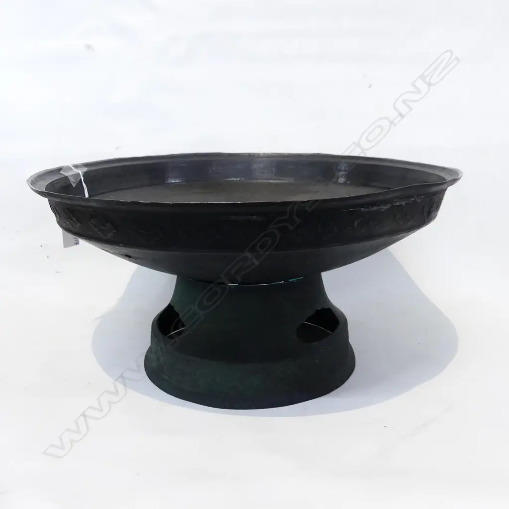OLD JAPANESE BRONZE WATER BOWL 450mm dia... Image 1++