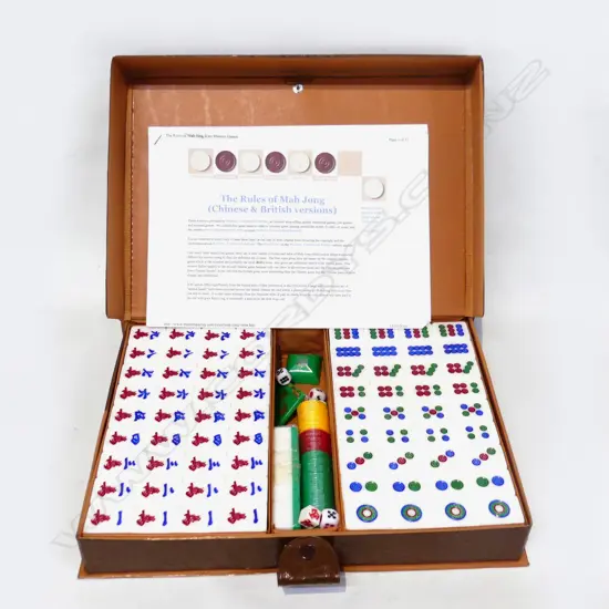 MAH JONG SET, CASED