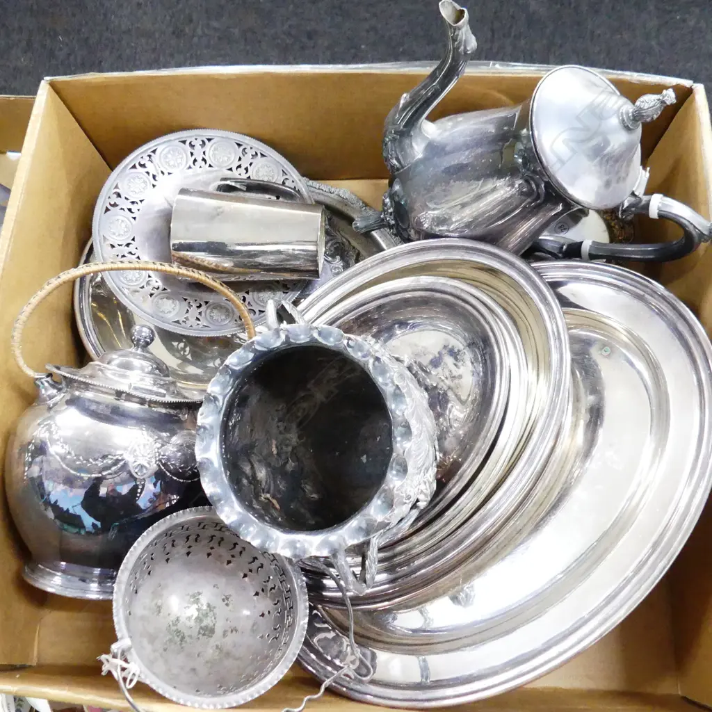 BOX LOT ASST. EPNS ETC Image 1++