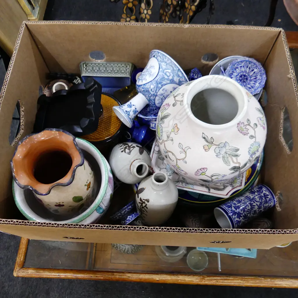 BOX LOT ASST. ORIENTAL CHINA Image 1++