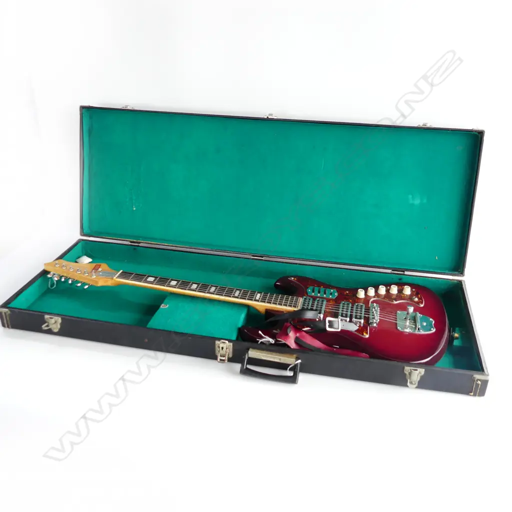 TEISCO ELECTRIC GUITAR, C1964 - COMES WITH CASE  Image 1++