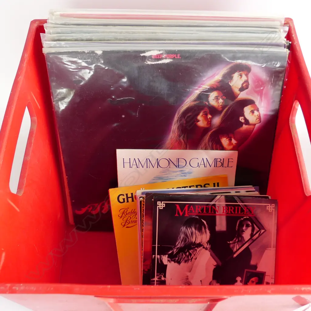 BOX LOT ASST. RECORDS Image 1++
