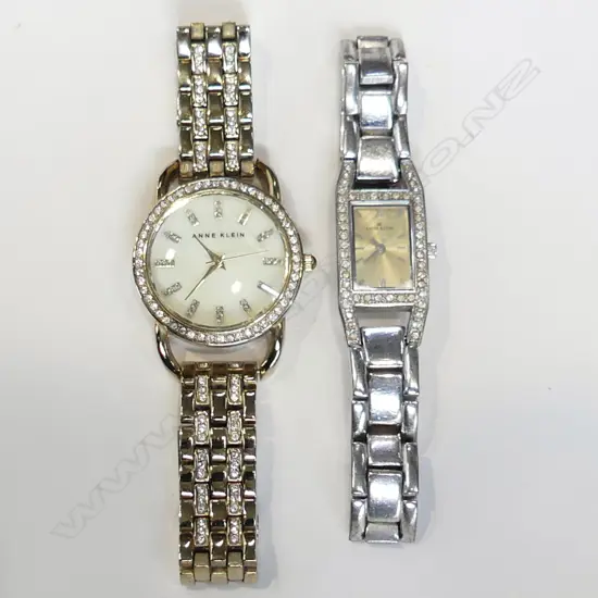 2 ANNE KLEIN LADIES WATCHES (NEW BATTERIES)