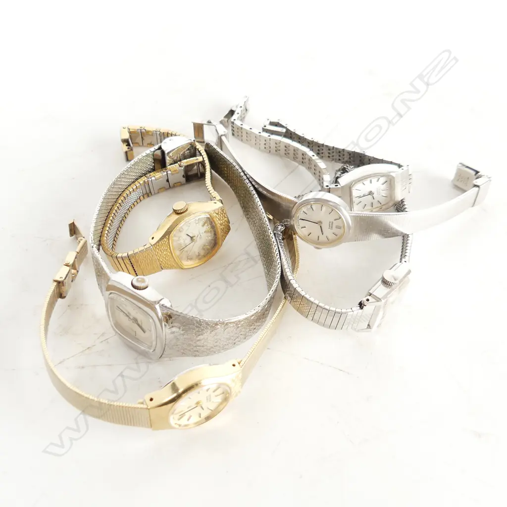 5 LADIES WRIST WATCHES; SEIKO, TITUS, CITIZEN ETC Image 1++