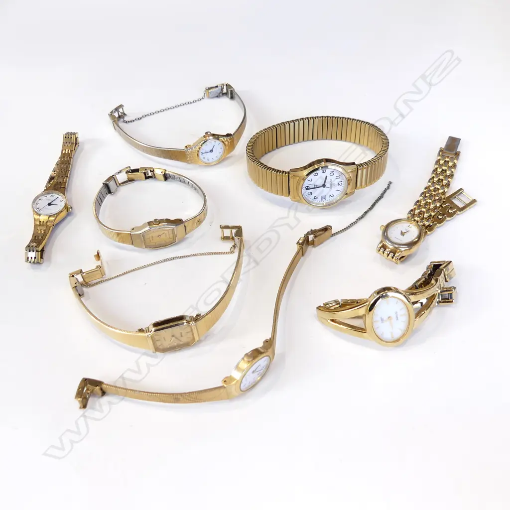 BAG ASST CITIZEN & OLYMPIC LADIES WATCHES, AS IS Image 1++