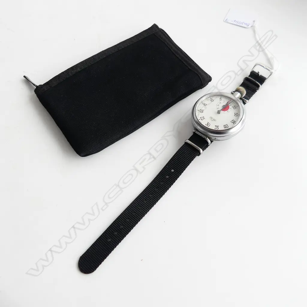 VINTAGE WEARABLE HEUER YACHT TIMER, WORKING, C 1960'S Image 1++