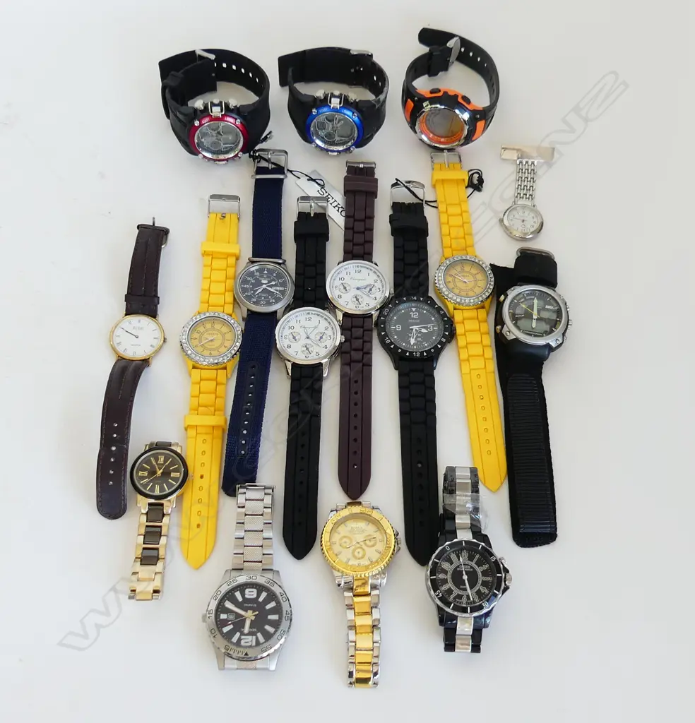 17 ASST. COSTUME WATCHES Image 1++