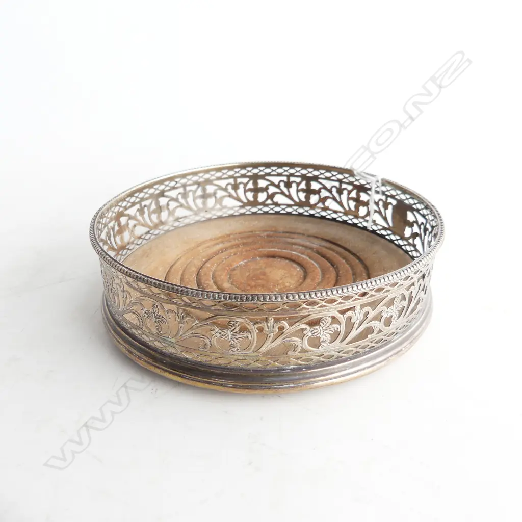 GEO S/SILVER WINE COASTER Image 1++