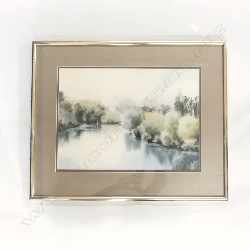 TERRY LEWIS, WAIPA RIVER, WATERCOLOUR, SIGNED 82  455 X 320mm Image 1++