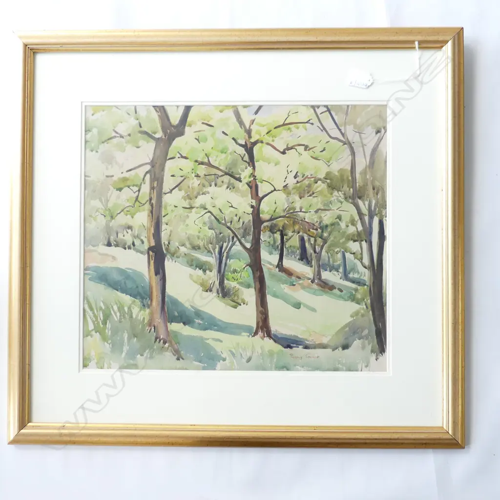 PEGGY SPICER 'IN THE DOMAIN' W/C 395x450mm Image 1++