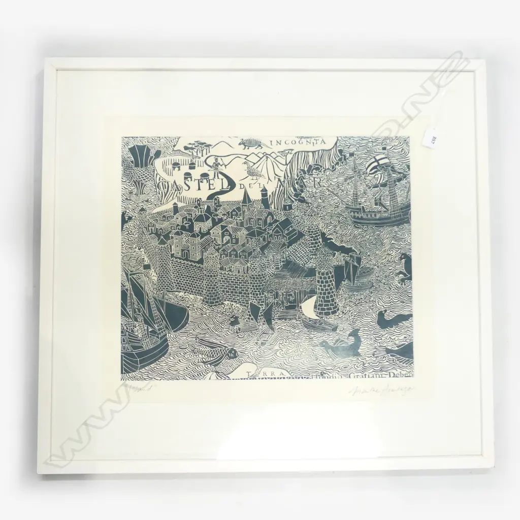 MARTHE ARMITAGE 'ISLAND' PRINT 400x480mm Image 1++