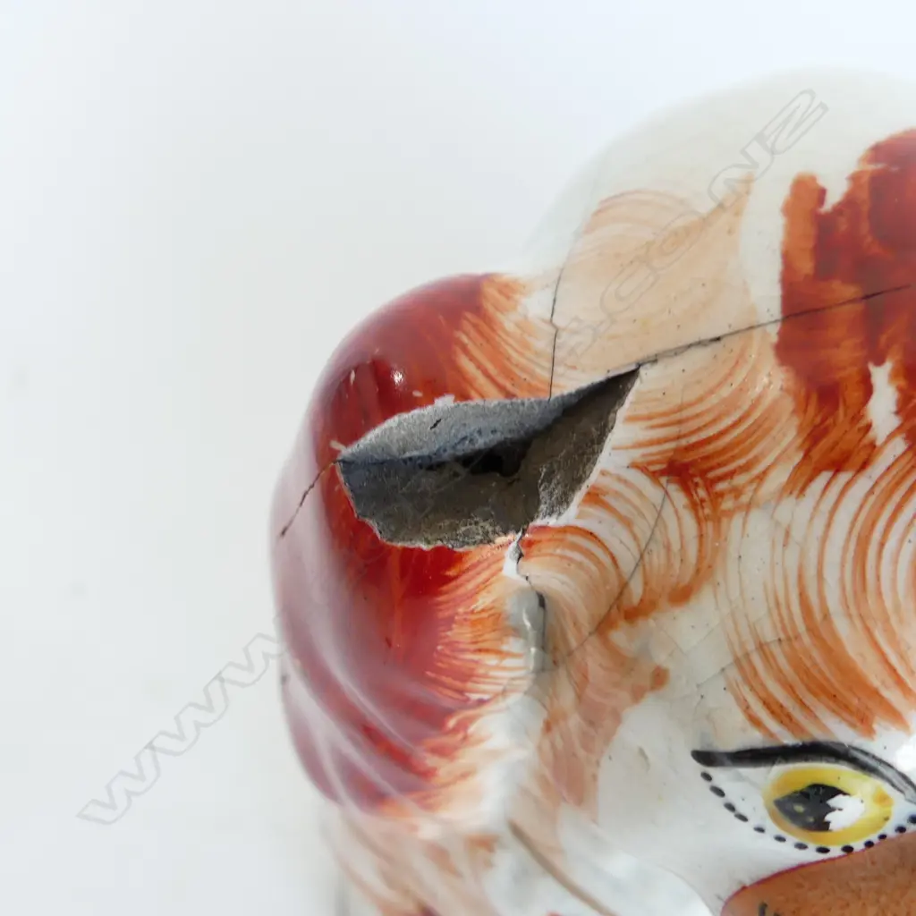 PR VINTAGE STAFFORDSHIRE DOGS, H. 230mm A/F Image 1++