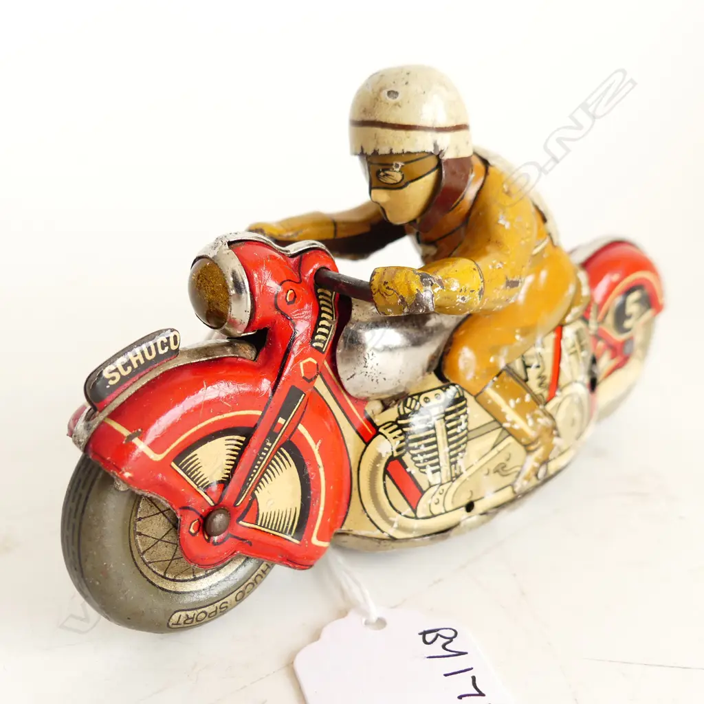 SCHUCO SPORT TIN MOTORBIKE AND RIDER Image 1++