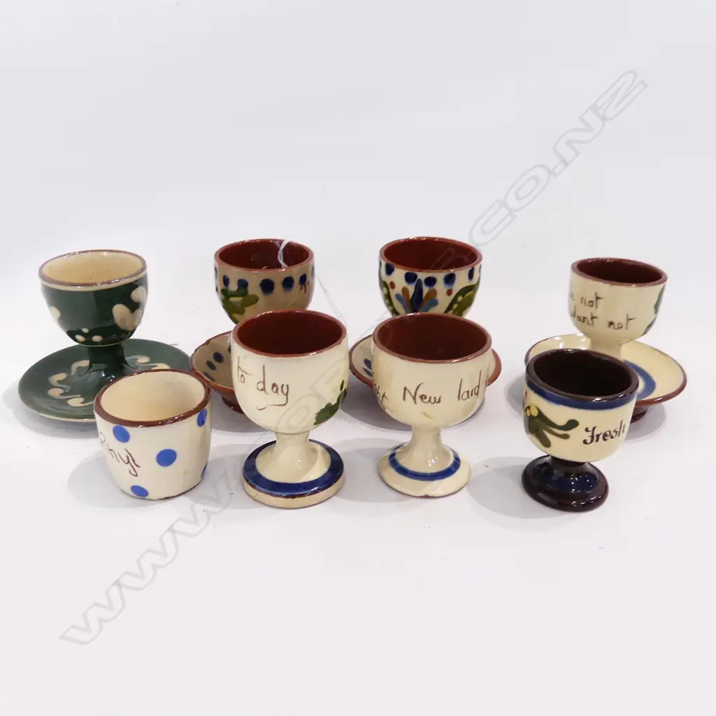 8 TORQUAY WARE EGGCUPS Image 1++