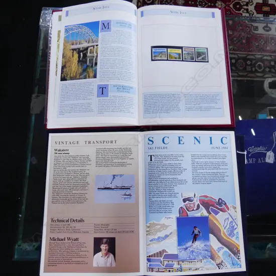2 BOXED SETS 'THE NZ STAMP COLLECTION' 1984 & 1985
