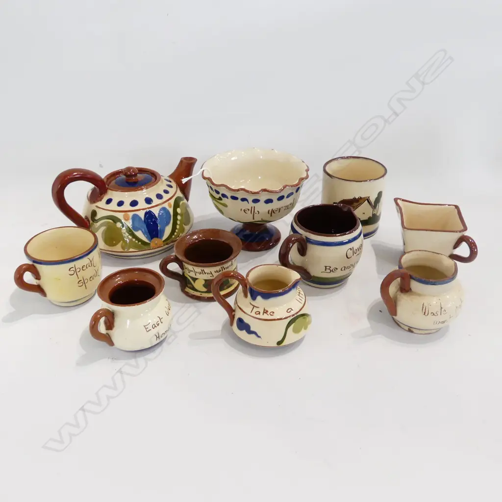 LRG BOX LOT CHIPPED TORQUAY WARE  Image 1++