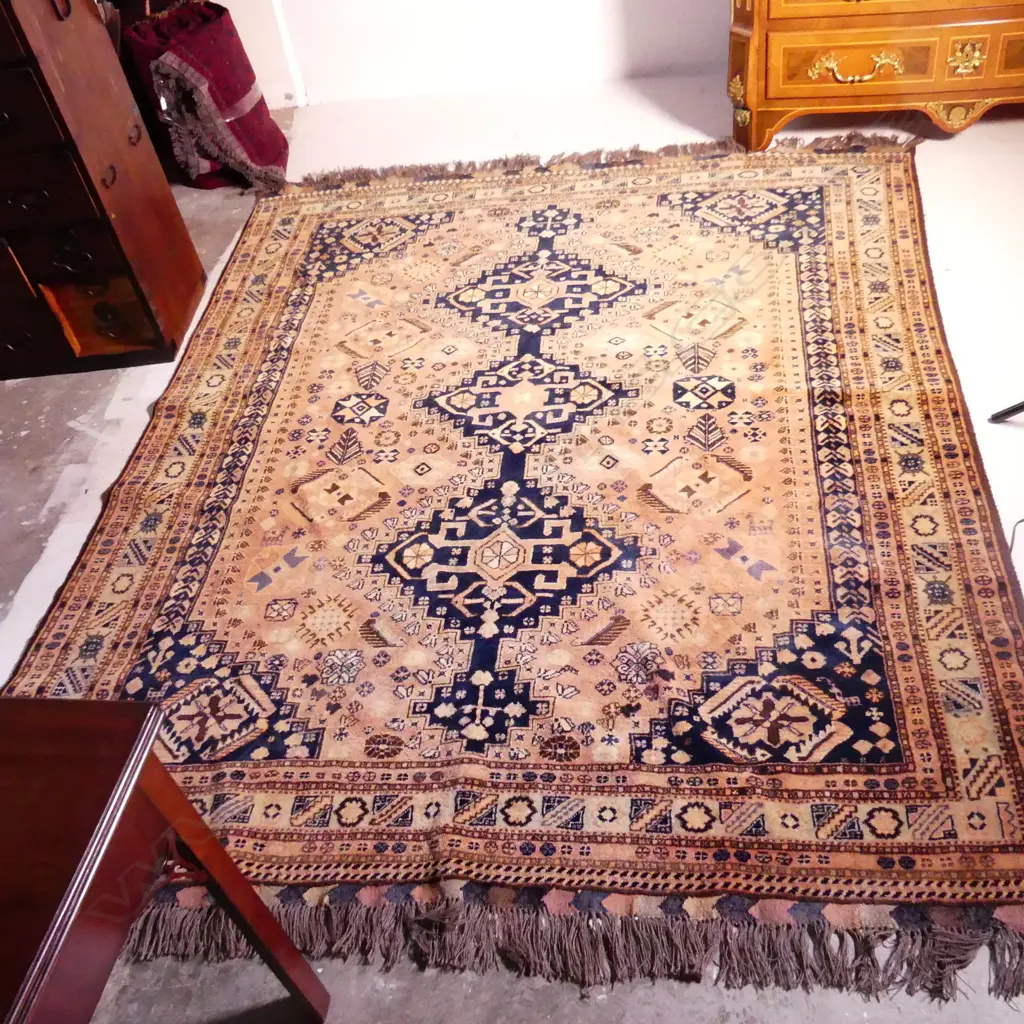 LARGE HAND KNOTTED PERSIAN CARPET L2M450MM W2M400MM Image 1++