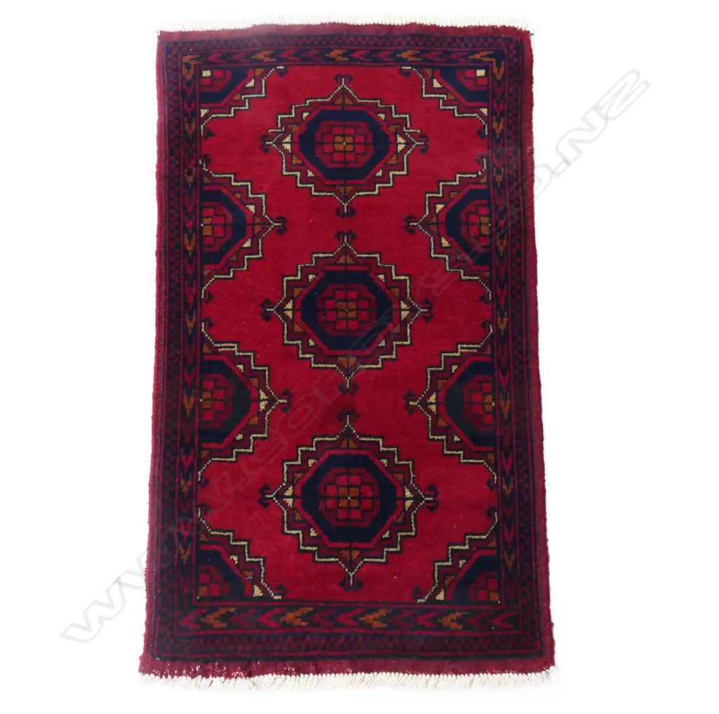 HANDKNOTTED ANDKHOY RUG, 1000 x 620mm Image 1++