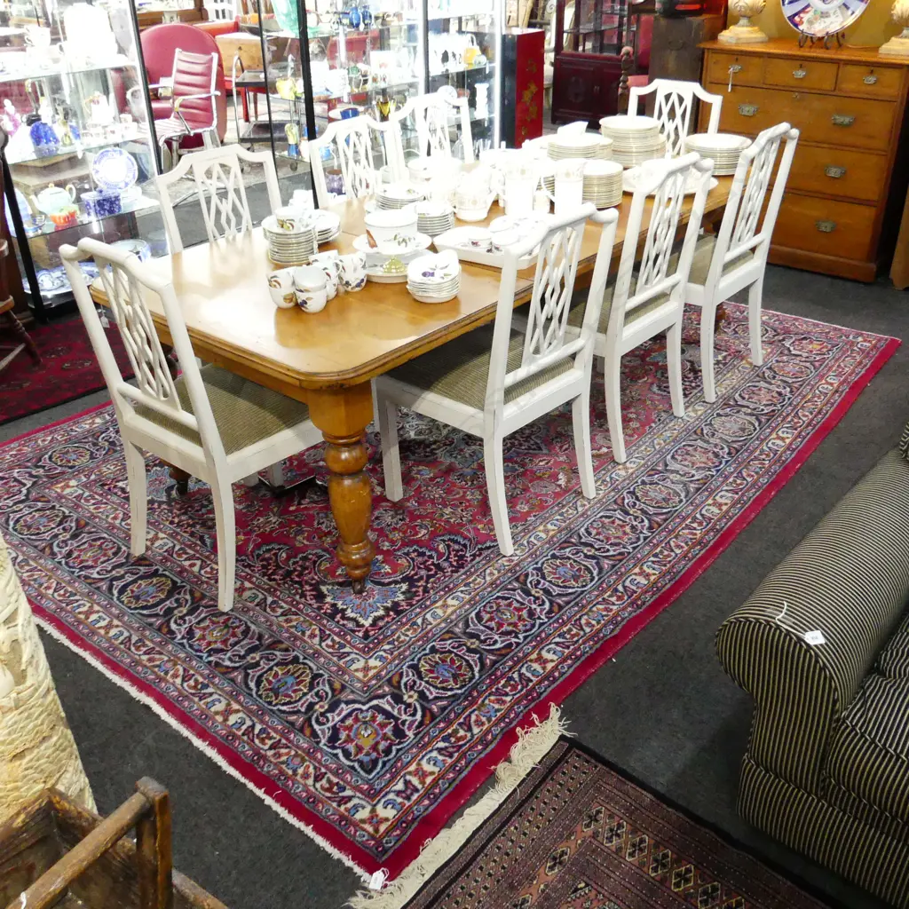 LG HANDKNOTTED WOOL PILE RUG 2350x3300mm some wear Image 1++