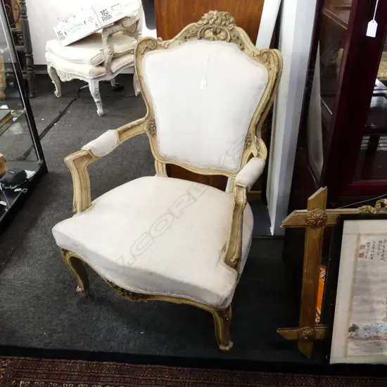 FRENCH STYLE ARMCHAIR