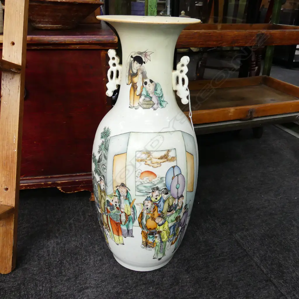 LG CHINESE VASE H.580mm (REPAIRS) Image 1++