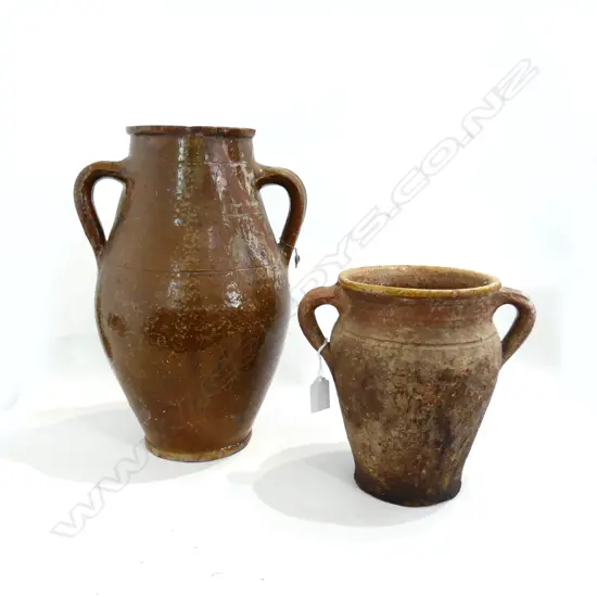2 VINTAGE CONFIT POTS H.210 / 350mm